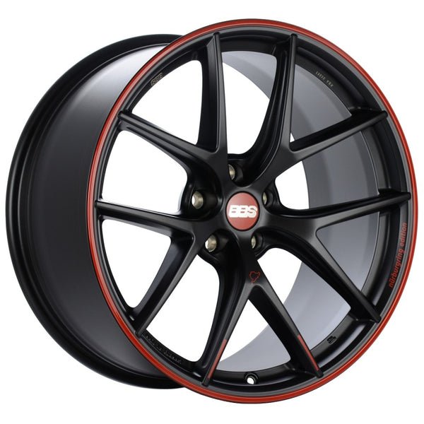 BBS CI-R Nurburgring Edition 20x9 5x120 ET25 Satin Black/Red Lip - CI0201NE