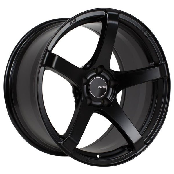 Enkei Kojin 17x8 35mm Offset 5x114.3 Bolt Pattern 72.6mm Bore - 476-780-6535BK