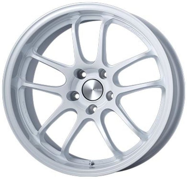 Enkei PF01EVO 18x9.5 22mm Offset 5x114.3 75mm Bore Pearl White - 489-895-6522WP